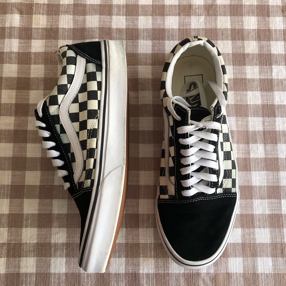 Vans “Old Skool” Checkerboard unisex sneakers
